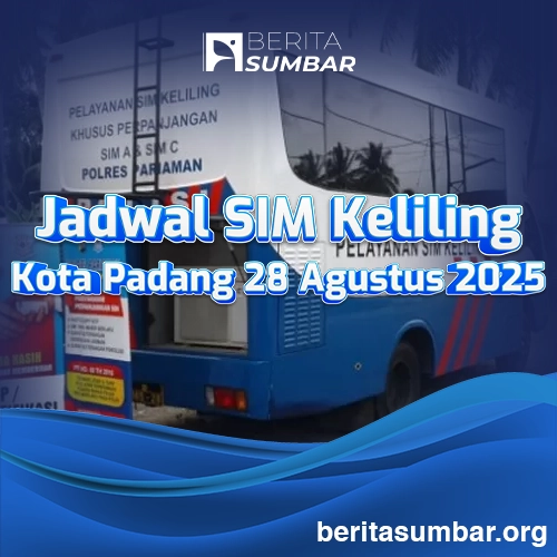 jadwal sim keliling kota padang