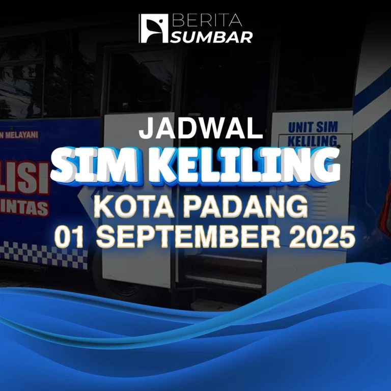 jadwal sim keliling kota padang