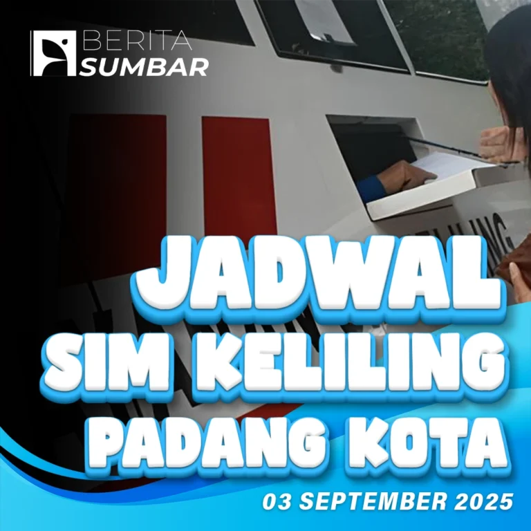 jadwal sim keliling padang kota